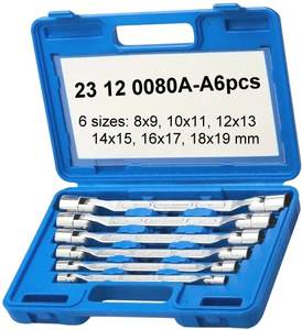 Kit de clés à douille flexibles doubles en acier au chrome-vanadium métrique DIY OEM - Product Image 4