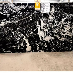 Dalles de marbre noir indien emblématiques - Design moderne pour chambre à coucher, salle à manger et salon - Product Image 2