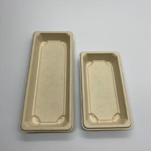 Boîtes à emporter de sushi de luxe personnalisables imprimé UV 4C carton kraft ondulé PET avec feuille échantillon gratuit salades restauration rapide - Product Image 1