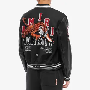 Chaqueta Letterman juvenil para adultos personalizada de la mejor calidad, chaquetas universitarias de lana de Color personalizadas, secado rápido, transpirable, personalizadas - Product Image 3