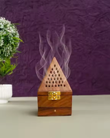 Brûleur d'encens indien en bois de santal Bakhoor, écologique, de haute qualité, toutes saisons, avec logo personnalisé, artisanat en forme de croissant, best-seller