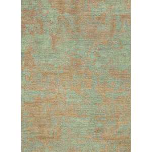 Tapis en laine noué à la main Kavi Green, collection Chaos Theory CX-2701, abstrait, pour la décoration de la maison, salon, 9x12, rectangle, puzzle - Product Image 1