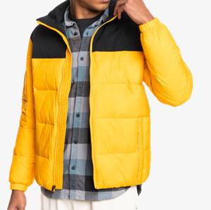 Toutes les couleurs unies Hiver Chaud Stand Puffer Jacket pour adultes Casual Hood Waterproof Outwear Zipper Front High Street OEM Pattern - Product Image 3