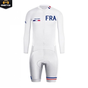 Traje de Ciclismo Personalizado de Una Pieza con Mangas Cortas y Tela Transpirable 100% Poliéster, Colores y Logotipo Personalizables - Product Image 6
