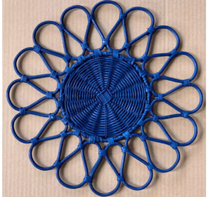 Offre Spéciale plaque de chargeur en rotin naturel fait à la main plateau de tissage en bambou Style Viet Nam conception de fleurs pour les mariages en gros Viet Nam - Product Image 6