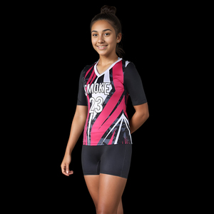 2025 OEM diseño personalizado uniforme de voleibol femenino tela de poliéster de secado rápido sublimado completo con nombre y número de Jugador - Product Image 5