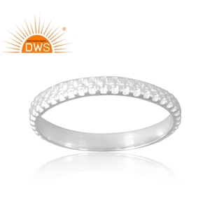 Nuevas llegadas Anillo de banda de plata esterlina 925 Joyería de diseño personalizado para mujeres Regalo para ella, fiestas, ocasiones, Fastivales - Product Image 1