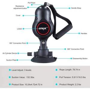 Fasce di resistenza regolabili con manico per l'allenamento delle fasce di esercizio - Product Image 1