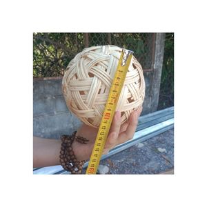 Meilleure qualité boule de rotin de couleur naturelle pas cher prix de gros artisanat en osier de Style ange pour le soutien des sports de plein air - Product Image 3