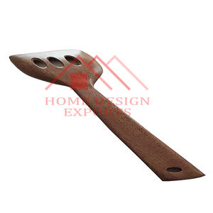 Cuchara de madera con logotipo personalizado, calidad de exportación, degustación de madera ecológica, utensilios de servicio para hornear, servidor de ensaladas de madera Natural - Product Image 5