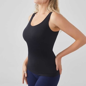 เสื้อผ้าออกกำลังกายแขนกุดสำหรับผู้หญิงผ้านุ่มบริการ OEM ODM - Product Image 4