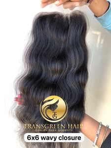 Cabello Malayo Mink 100% Natural Remy Virgen Sin Procesar, Extensiones de Cabello con Cierre 6x6 de 18'' Ondulado Natural, Cabello de un Solo Donante, Venta al por Mayor, Proveedor Indio - Product Image 6