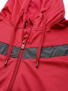 ชุดวอร์มแบบสวม Unisex XXL สีแดงเลือดหมู ผ้าฝ้ายฟลีซ 100% กางเกงวอร์มลำลอง เสื้อฮู้ดดี้ สกรีนโลโก้ได้ ชุดออกกำลังกายฤดูหนาวสีพื้น - Product Image 2