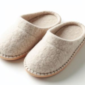 Best Disposable Felt <b>Shoes</b> for Winter Cozy Fashionable Anti-Slip Feature Genuine Leather Light Weight <b>Soft</b> Comfortable Massage - Product Image 5