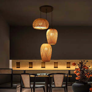 Modern Bamboo Cordless Led <b>Wall</b> Hanging <b>Lamps</b> 2800mah <b>Battery</b> Remote Control Rattan Removable Eco-Friendly Indoor Use - Product Image 3