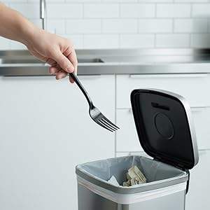 Ensemble de couverts jetables résistants à la chaleur en PLA/PS transparent extra résistant, recyclable et de qualité alimentaire, pour les fêtes - Product Image 6