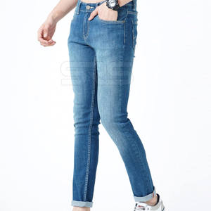 Pantalones vaqueros bajos MOQ al por mayor para hombre Pantalones vaqueros de hombre recién llegados hechos a medida último diseño a la venta - Product Image 2