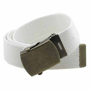 Ceinture en toile avec boucle de plaque Ceintures de ceinture pour hommes adultes pour l'entraînement en plein air - Product Image 4