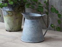 Vase à fleurs décoratif moderne de style farmhouse en carton galvanisé, emballage écologique pour jardin