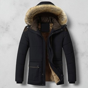 Veste matelassée de haute qualité à capuche chaude d'hiver pour hommes Veste au design personnalisé de qualité supérieure - Product Image 4