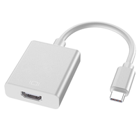 Adaptateur Type C vers HDTV 4K, USB 3.1, alliage d'aluminium, convertisseur mâle vers femelle pour ordinateur portable et PC