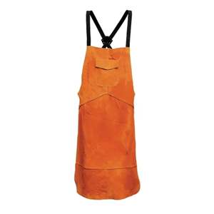 Delantal sin mangas de cuero de vaca de calidad superior, Protección corporal Industrial duradera, resistencia al fuego, características de calor por chispa - Product Image 1