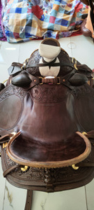 Premium Leather Hand Made Designer Durable Comfortable Racing Western English Horse Saddle Wood <b>Plastic</b> <b>Tree</b> High Quality - Product Image 4