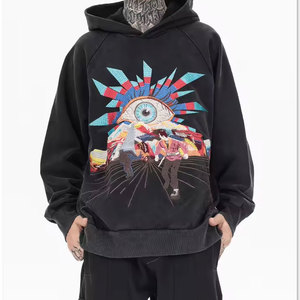 Pull à col rond imprimé en 3D avec logo personnalisé 2025, coupe régulière, style streetwear pour homme, sublimation, épaules tombantes, thermique, hiver, 100% - Product Image 3