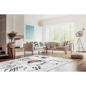 Tapis imprimé à motifs : moderne, populaire, cuisine, café, grand, tapis de voiture, lavable en machine, tapis doux non tissé - Product Image 4