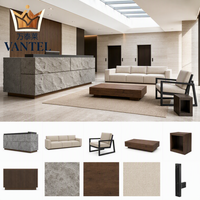 Vantel Luxus-Hotelmöbel für Gewerbe mit Lobby-Empfangssofa, Loungesessel, Couchtisch, Maßgeschneiderte Lösungen