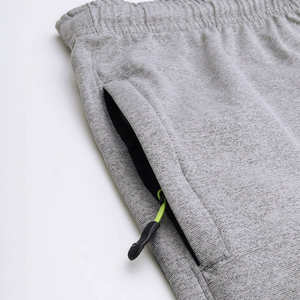 Shorts de sport décontractés de haute qualité, légers, respirants, en tissu mesh, à séchage rapide, avec poche zippée et taille élastique - Product Image 4