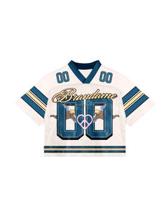 Tissu éponge, vêtements de sport de football américain, maillots 100% polyester, prêts à être expédiés, meilleure qualité, maillots cousus - Product Image 1