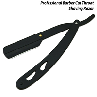 Rasoir de rasage professionnel en acier inoxydable à bord unique pour hommes couteau pliant de haute qualité pour gorge et barbe