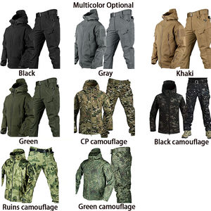 STITCHMODE Suministro directo de fábrica Deportes al aire libre Mantener trajes calientes Otoño Invierno Lona Soporte fino Chaqueta Softshell Casual Táctico - Product Image 5