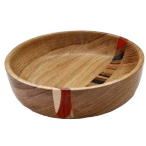 Cuenco moderno para el hogar, vajilla de cocina segura para hotel, frutas secas, Color marrón, madera Natural, acabado redondo - Product Image 3