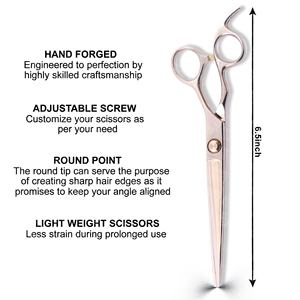 กรรไกรซอยผมมืออาชีพ สแตนเลสสตีล เครื่องมือตัดผม เหมาะสำหรับช่างตัดผมและสไตลิสต์ ต้องการความแม่นยำและความสะดวกสบาย - Product Image 2