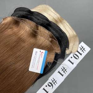 Nuevo diseño de producto de extensión de cabello atado a mano cabello humano vietnamita extensiones de cabello invisibles planas para salón en Stock - Product Image 2