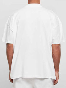 T-shirt unisexe à manches courtes personnalisé avec logo 2025, anti-froissement, 100% coton jersey, style streetwear pour hommes et femmes, style formel - Product Image 4