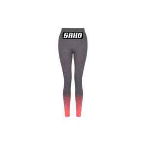 Soft knit GAA leggings <b>with</b> stretch panels sublimated logo and custom design OEM MOQ Pakistan - Product Image 6