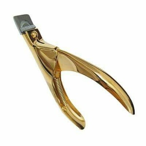 Cortadores de puntas de uñas profesionales negros y dorados, implementos de manicura y pedicura de belleza para uso en salón, cortaúñas para dedos - Product Image 2