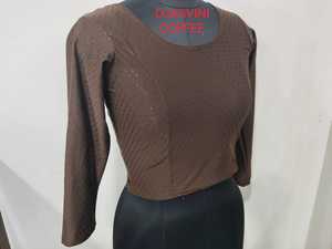 Blusa Elástica de Manga Larga para Mujer, Diseño Ojasvini Listo para Usar, para Todas las Ocasiones, al Mejor Precio al por Mayor - Product Image 2