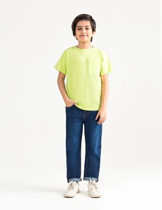 Lumineux enfants garçons t-shirt élégant coton confortable tenue décontracté été à la mode quotidien porter haut - Product Image 1