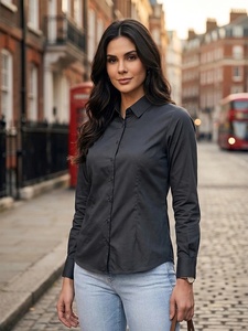 ฤดูร้อนสไตล์ใหม่ ดีไซน์ลำลองและทันสมัยสำหรับผู้ชายและผู้หญิงคู่รัก เสื้อเชิ้ตลำลองแขนสั้นสำหรับนักเรียนที่เรียบง่ายและมีสไตล์ - Product Image 5