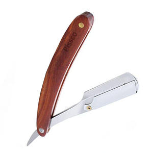 Navaja de Afeitar Plegable de Acero Inoxidable Pissco, Cuchilla Recta para Barbería - Product Image 6
