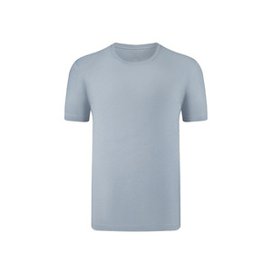 T-shirts unis en coton surdimensionné unisexe de haute qualité pour hommes T-shirt de sport Slim Fit avec logo personnalisé - Product Image 5