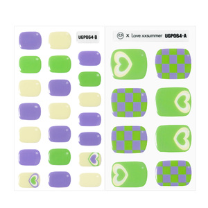 Uñas de Gel Semicuradas de Calidad Profesional Coreanas 100% Reales, Aptas para Veganos, Libres de Crueldad, Adhesivos para Uñas de Gel, Pedicura al por Mayor - Product Image 2