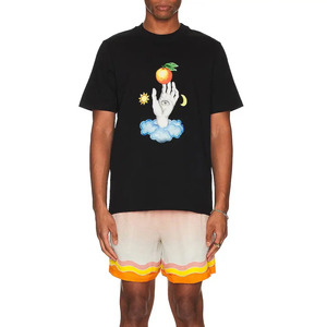 เสื้อยืดลำลองผู้ชาย ผ้าโพลีเอสเตอร์/คอตตอน แห้งเร็ว เป็นมิตรกับสิ่งแวดล้อม ระบายอากาศได้ดี สวมใส่สบาย ดีไซน์เรียบง่าย สไตล์วินเทจ มีสินค้าพร้อมส่งจำนวนมาก - Product Image 6