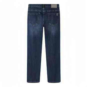 Calidad Premium al por mayor nueva moda suelta recta lavado holgado hombres jeans lisos pantalones casuales personalizados pantalones vaqueros - Product Image 3