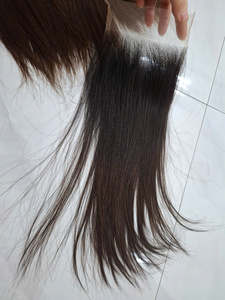 2025ผมต่อผมสีน้ำตาลเวียดนามสี2โทนลูกไม้ HD 5x5 6x6ปิด8-12นิ้ว - Product Image 4