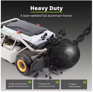 Precio de Fábrica, Cortacésped Original con Neumáticos Deformables, Trituración de Hojas al 100%, S14WD 18Ah RC con Garantía y Servicio Postventa - Product Image 3